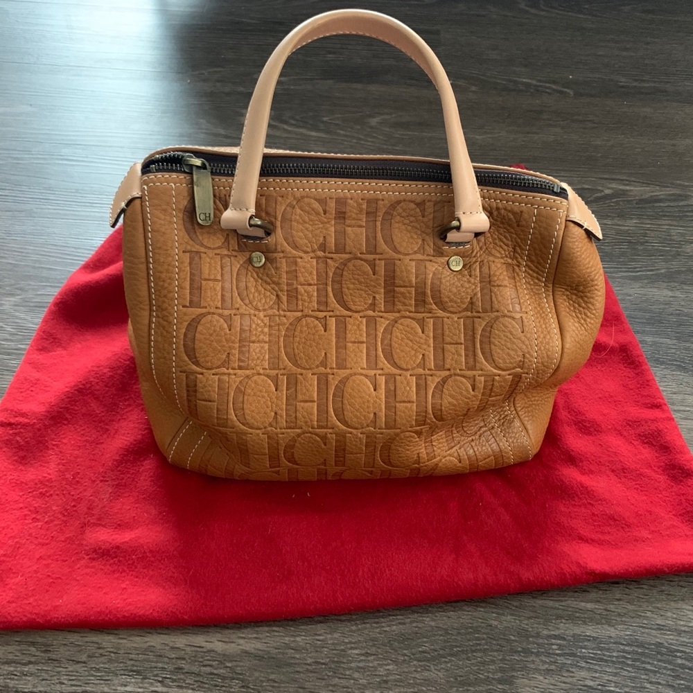 Carolina Herrera Original Monogram Satchel